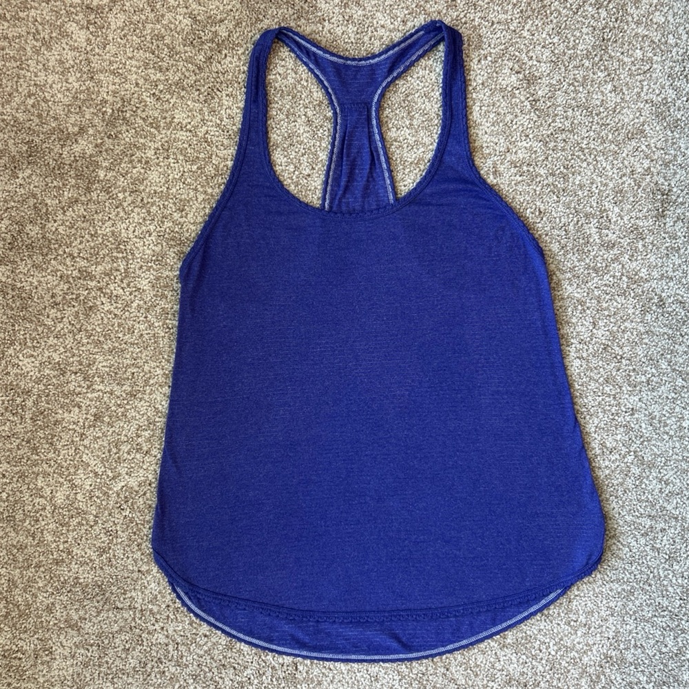 LULULEMON ~ Women’s Purple Scalloped Edge Tank Top ~ Size 4/6